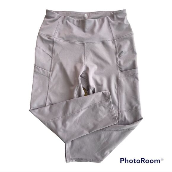 Apana gray crop leggings with wide waistband and two side pockets, size M - Picture 7 of 7